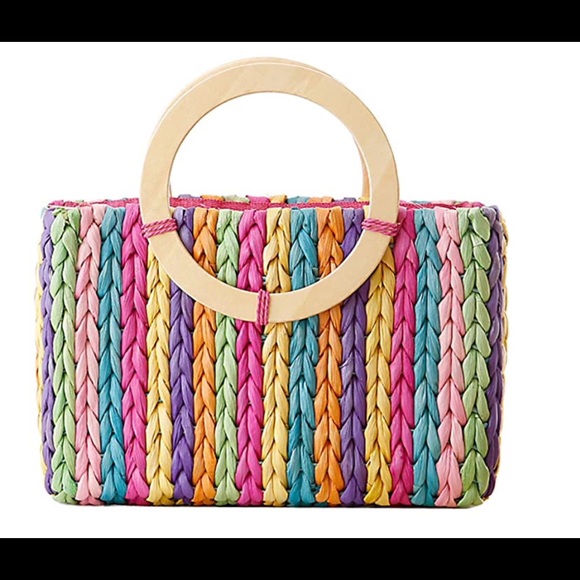 Woven colourful bag - Picture 2 of 2